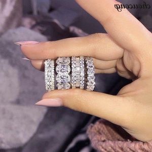 17 Styles Lovers Promise Ring 5a Zircon CZ 925 STERLING SILPE MARDIA Band anneaux pour femmes bijoux de fête pour hommes Meilleur cadeau RXXNT