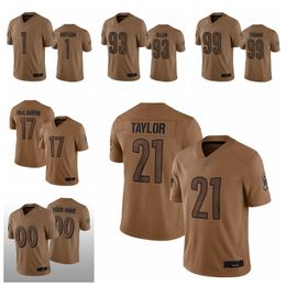 17 Terry Mclaurin 1 Jahan Dotson Washington ''commandants''hommes femmes jeunes 21 Sean Taylor 99 Chase Young 2023 Salute to Service Limited Football Jersey 93 Allen