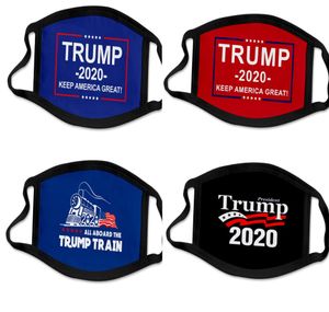17 types Impression 3D Trump 2020 Masque coupe-vent Coton bouche Masques enfants adultes américains Élection États-Unis Masque Mode Masque Noir