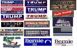 17 typen nieuwe stijlen Trump 2020 autostickers 76229cm bumper sticker vlag Keep Make America Great Decal for Car Styling Vehicle P4057199
