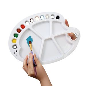 17 Wells Plastic Paint Tray Palettes - Acryl Paint Palette Aquarel Mix Palet voor kunstenaar schilderen Dh875