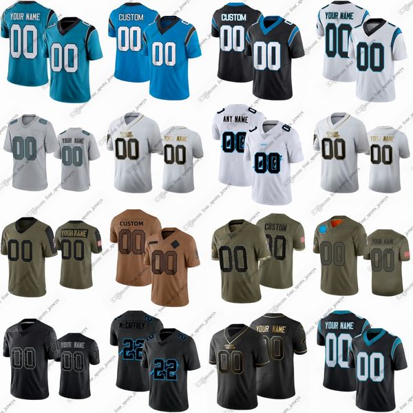 17 Jersey de football Xavier Legette Bryce Young Cam Newton Ikem Ekwonu Miles Sanders Adam Thielen Jaycee Horn Jadeveon Clowney Vonn Bell Deion Jones Cyhjersey