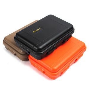 170*105*50mm portátil al aire libre impermeable a prueba de golpes EDC herramientas de supervivencia Stash Box Seal caja de almacenamiento con esponja Mat