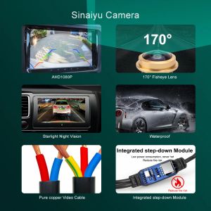 170 ° CCD AHD 1080p Car View View Camera Camera pour VW Skoda Octavia 2 3 A5 Fabio Yeti Super Blocyster Audi A1 A3 2010-2015