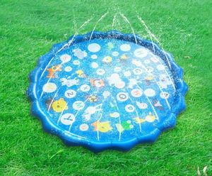 170 cm opblaasbaar spraywatermat Dieroplossing Waters Jets Fun Games kinderen Sprinkler Play Matten Tapijt Beach Cushion Toys GAR7091472