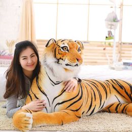 170cm Grande Simulation Soft Peluche Animal Poupée Tigre En Peluche Jouet Enfants Cadeau