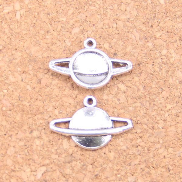 171 pièces Antique argent Bronze plaqué saturn planète étincelle pendentif à breloques collier à faire soi-même Bracelet Bracelet résultats 20*13mm