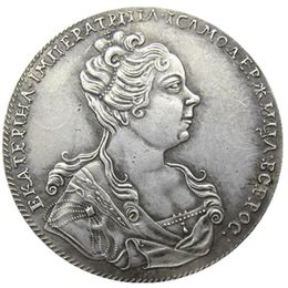 1726 Rusland 1 roebel verzilverde decoratieve kopie-munten