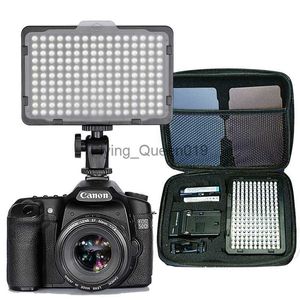 176 pcs LED Light for DSLR Camera Camcorder Continuous Light Battery and USB Charger Carry Case Photography Photo Video Studio HKD230828
