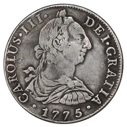 1775 Mexico verzilverde copy munten