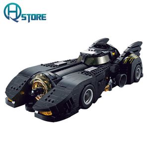 1778PCS high-tech The Ultimate Batmobile Creator Light Car Set Bulding Blocks MOC-15506 Mattoni Giocattoli Regali di compleanno per bambini Q0624