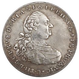 1790 Duitse 1/2 conventionsthaler kopie munten