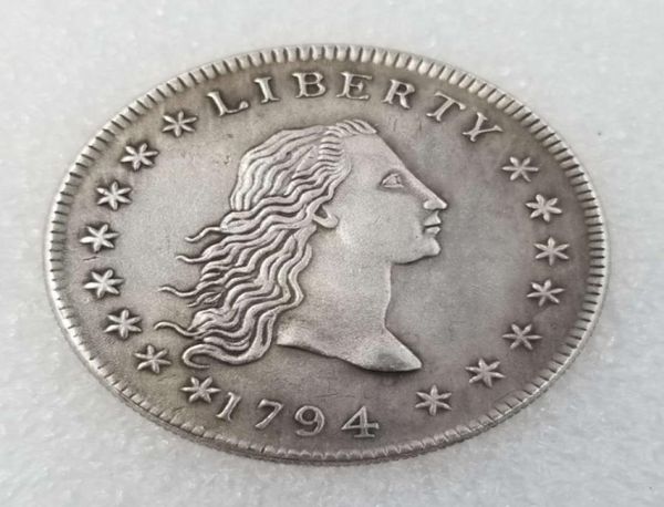 1794 Type1 Buste drapé Copie de monnaie 0123456789101103983