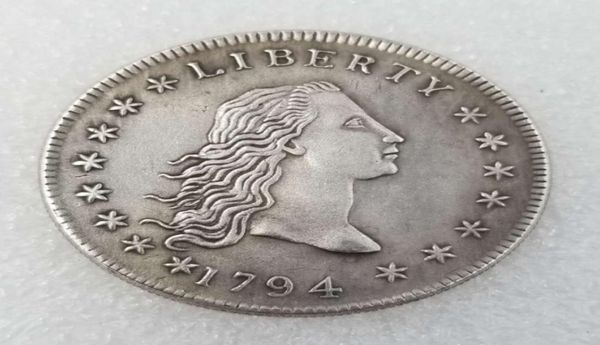 1794 Type1 Buste drapé Copie de monnaie 0123456789104450235