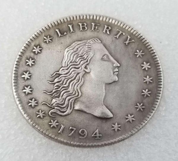 1794 Type1 Buste drapé Copie de monnaie 0123456789106121312