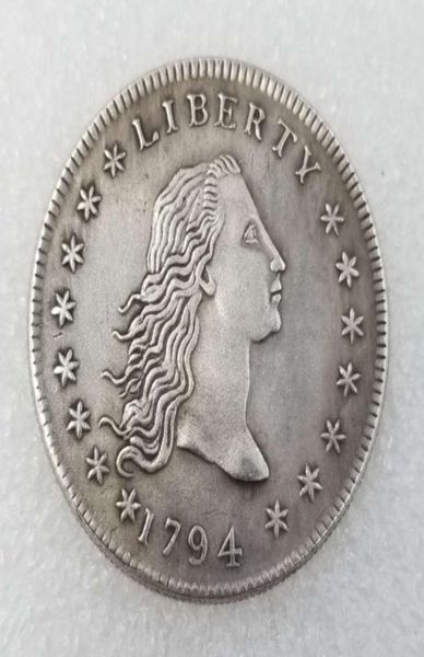1794 Type1 Buste drapé Copie de monnaie 0123456789109856032