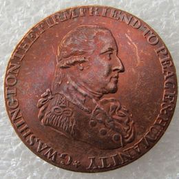 1795 Washington grille demi Penny copie pièce Promotion pas cher usine belle maison accessoires Coins302d