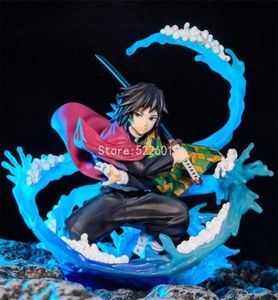 17cm Figure d'anime Tomioka Giyuu Action Figure Figuarts Zero Kimetsu no Yaiba Tomioka Giyuu Water Breath Figurine Y1221258D3680281