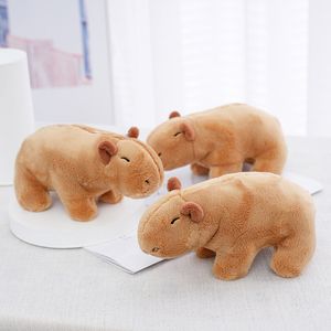 17 cm simulación carpincho juguetes de Peluche esponjoso capibara muñeca suave Animal de peluche de juguete regalo de Navidad para niñas