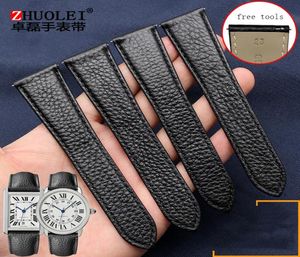 17 mm 20 mm 23 mm lederen horlogeband voor tank London solo mannen en dames039S Watch Band9212995