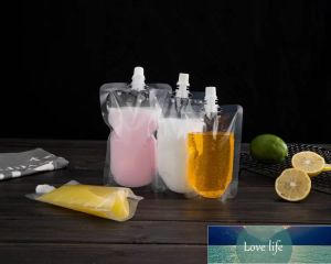 17OZ 500ML Stand-up En Plastique Boisson Emballage Sac Bec Poche pour Boisson Liquide Jus Lait Café 200-500ml Top Qualité