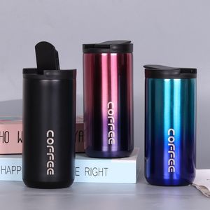 Gobelet à café en acier inoxydable de 17 oz, tasse à Double couche isolée sous vide pour l'eau glacée, le thé et les boissons