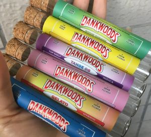 120 mm Packwoods Flat Mini Roll-kurkfles Verpakking inclusief GRATIS OEM-stickers Dankwoods Backwoodsl-verpakking