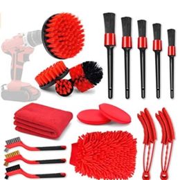 18/16 / 8 stks Boorborstel Cleaner Kit Power Scrubber voor Cleaning Badkamer Badkuip Elektrische Scrub Boorborstels Tegel Reinigingsgereedschap 211215