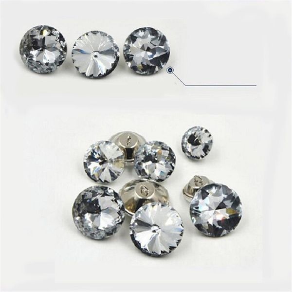 18 20 25 30mm tige boutons strass cystal pour une décoration douce canapé mur lit fait à la main boîte-cadeau Scrapbook artisanat bricolage faveur Sewing237H