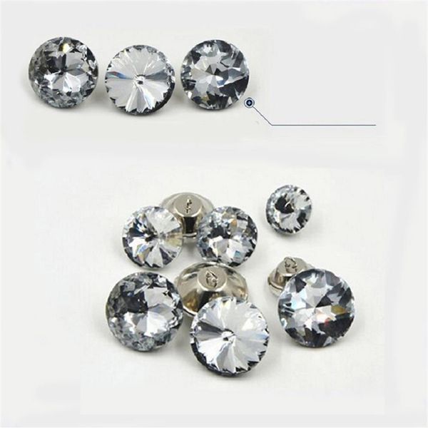 18 20 25 30mm tige boutons strass cystal pour une décoration douce canapé mur lit fait à la main boîte-cadeau Scrapbook artisanat bricolage faveur couture227m