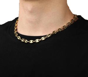 18 22Inches Collier de chaîne de liaison cubaine 8 mm pour hommes concepteur de luxe pour hommes