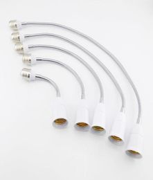 18 28 38 48 58 cm E27 Convertidores de base de bombilla LED flexible E27 a E27 E27 Etiqueta de enchufe Extensión El soporte de la lámpara de pared del cable Adaptador3282029