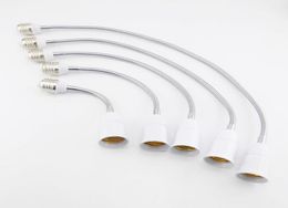 18 28 38 48 58 cm E27 Luz LED flexible Convertidores de base de bombilla E27 a E27 Enchufe Cable de extensión Adaptador de soporte de lámpara de pared 4107349