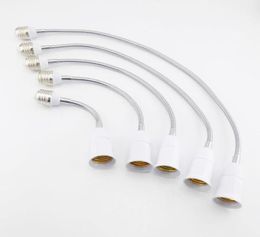 18 28 38 48 58 cm E27 Luz LED flexible Convertidores de base de bombilla E27 a E27 Enchufe Cable de extensión Adaptador de soporte de lámpara de pared 5811600