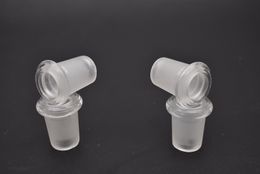 Downsize Reduction Extension Adapter Connector 18.8mm Mannelijk tot 14.5 Vrouwelijke Glasadapter Grond Joint Glass Bongs Adapter