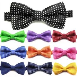 18 kleuren Britse stijl baby stropdas kinderen polka dots stropdas mode schattige hete kinderen verstelbare boog