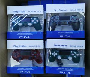 18 kleuren EU -versie PS4 Wireless Controller Shock 4 Gamepad voor PS4 Vibration Joystick Play Game Controllers met retailpakket2553579