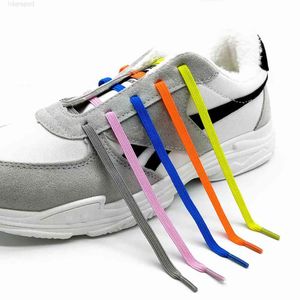 18 colores plano elástico Shoelace 100 cm mujeres hombres corriendo deportes zapatos al aire libre personalizado alta elasticidad zapato zapato
