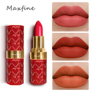 Rouge à lèvres mat, 18 couleurs, longue durée, imperméable, sans taches, classique, finition velours hautement pigmentée, teinte pour les lèvres, maquillage