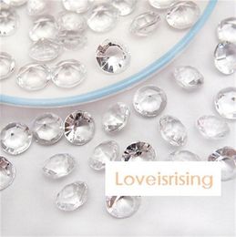 18 kleuren Pick500pcs 10mm 4 karaat helder witte diamanten confetti faux acryl kraal tafel spreiding trouwbedankjes feestdecoratie28592798455708