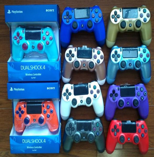 18 couleurs PS4 Contrôleur Bluetooth sans fil 4 GamePad pour PS4 Joystick avec package de vente au détail Contrôleur 8532821