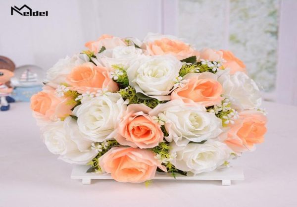 18 Heads Wedding Bouquet Flowers Accessoires de mariage Small Bridal Bouquet Silk Roses Wedding for Bridesmaids Decoration9073147