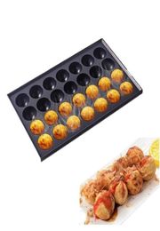 18 trous 28 trous Commercial Takoyaki Machine Maker Panne de pâtisserie antiadhésive Plaque coulée en aluminium Octopus Ball Cooker Grill T9890789