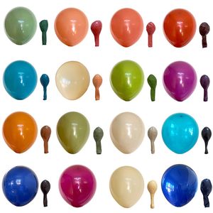 Décorations de ballon de 18 pouces Latex Vintage Couleur Ballon Mariage Home Party Decoration Mariage Arche Célébration Ballons d'anniversaire 19 Couleurs 50pcs / Lot