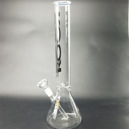 18 Inch Glazen Bong Beaker Waterpijpen Pijp Grote en Dikte Rechte Glazen Buis voor Tabak