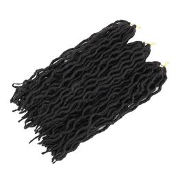 18 inch gypsy locs haak haar godin faux haak haar ombre nu locs haak dreadlocks haarextensies groothandel prijs laag