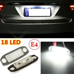 18 Plaque d'immatriculation LED LAMPE DE LUMIÈRE POUR VOLVO S40 S60 S80 V50 XC60 XC70 XC90 V50 E Marked White ZZ