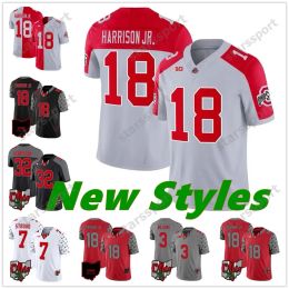 18 Marvin Harrison Speciaal Buckeyes College Football Jersey Ohio State McCord Fleming Wilson Stroud Justin Fields 44 J.T. Tuimoloau Ebuka 2