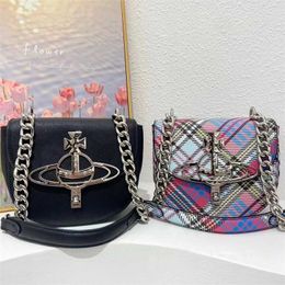 18% OFF Designer Internet célébrité Saturn Empress Dowager's selle épaule unique bandoulière portant collier grand matériel sac pour femme