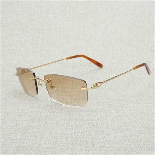 18% OFF Designer de tendance Empreinte digitale Hommes aléatoires Carrés Métal Cadre Lunettes pour femmes Lunettes d'extérieur Gafas pour Beaching RidingKajia Nouveau